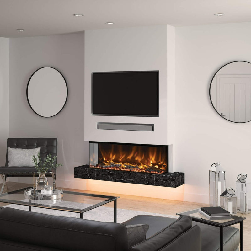 BeModern Arteon 3 Sided Fire Optional Mood Lighting Kit Prestige Home