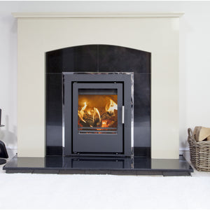 Mendip Christon 400 SE Inset Multi Fuel Stove with 4 Sided Frame