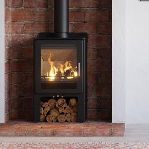 Mendip Loxton 5 Dual Control Multi Fuel Eco Stove with Log Store