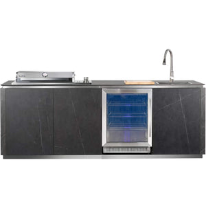 Buschbeck Derby Outdoor Kitchen Island Grey With Cover