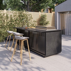 Buschbeck Derby Outdoor Kitchen Island Grey With Cover