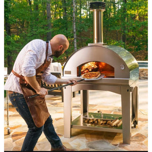 Fontana Mangiafuoco Anthracite Gas Pizza Oven