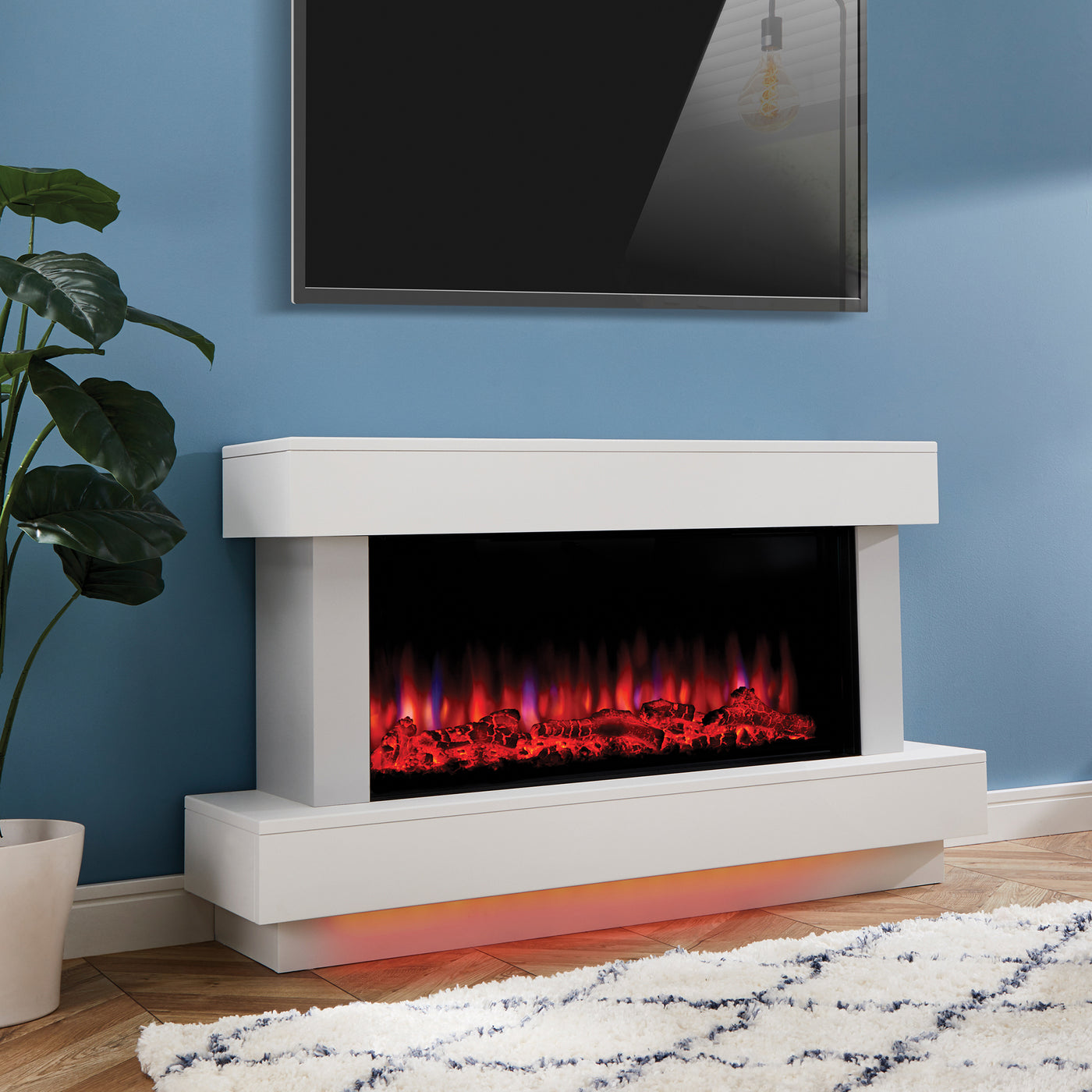 Suncrest Bourne Electric Fireplace Suite – Prestige Home Fires