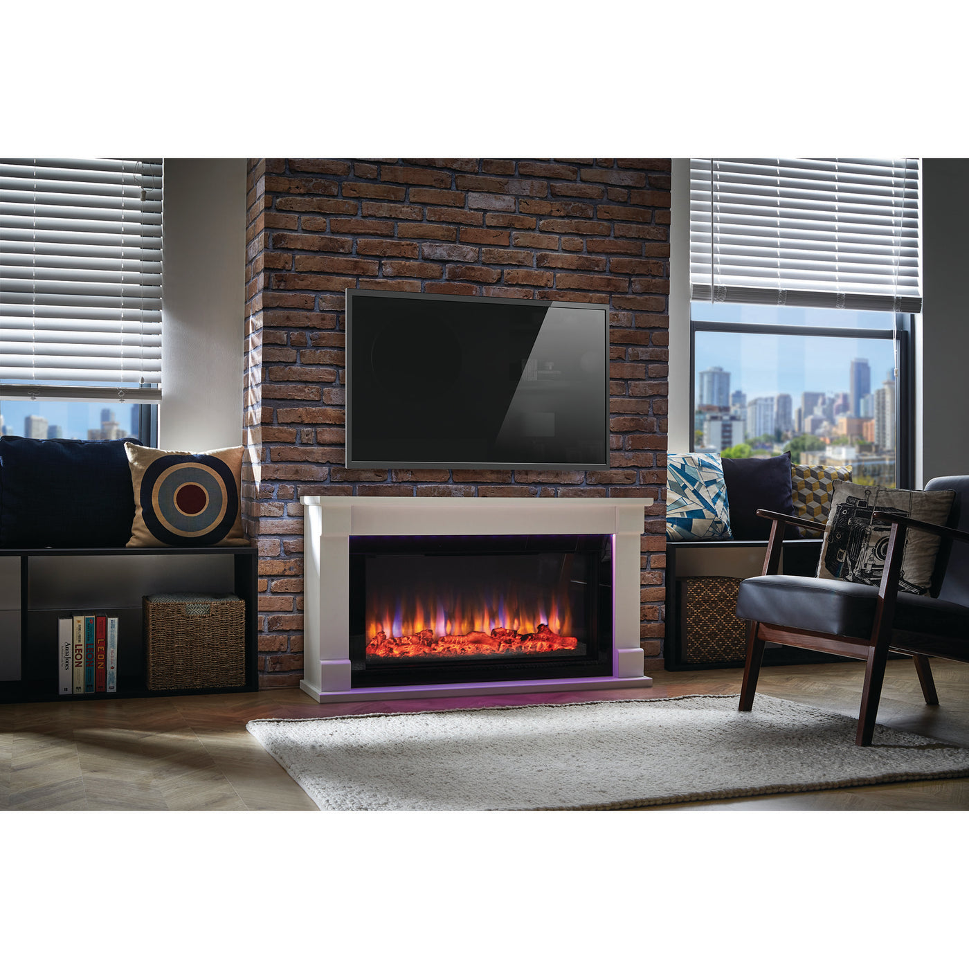 Suncrest Bradbury-Ambience Fireplace Suite – Prestige Home Fires