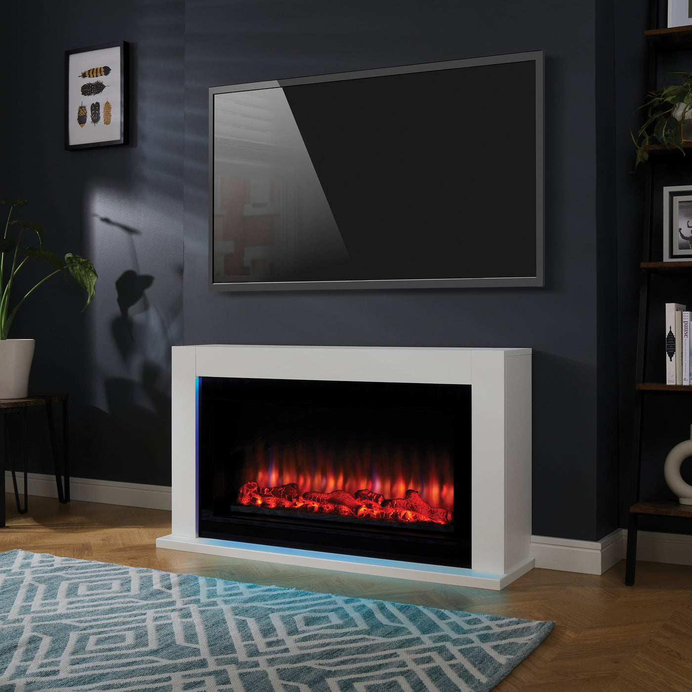 Suncrest Lumley-Ambience Electric Fireplace Suite – Prestige Home Fires
