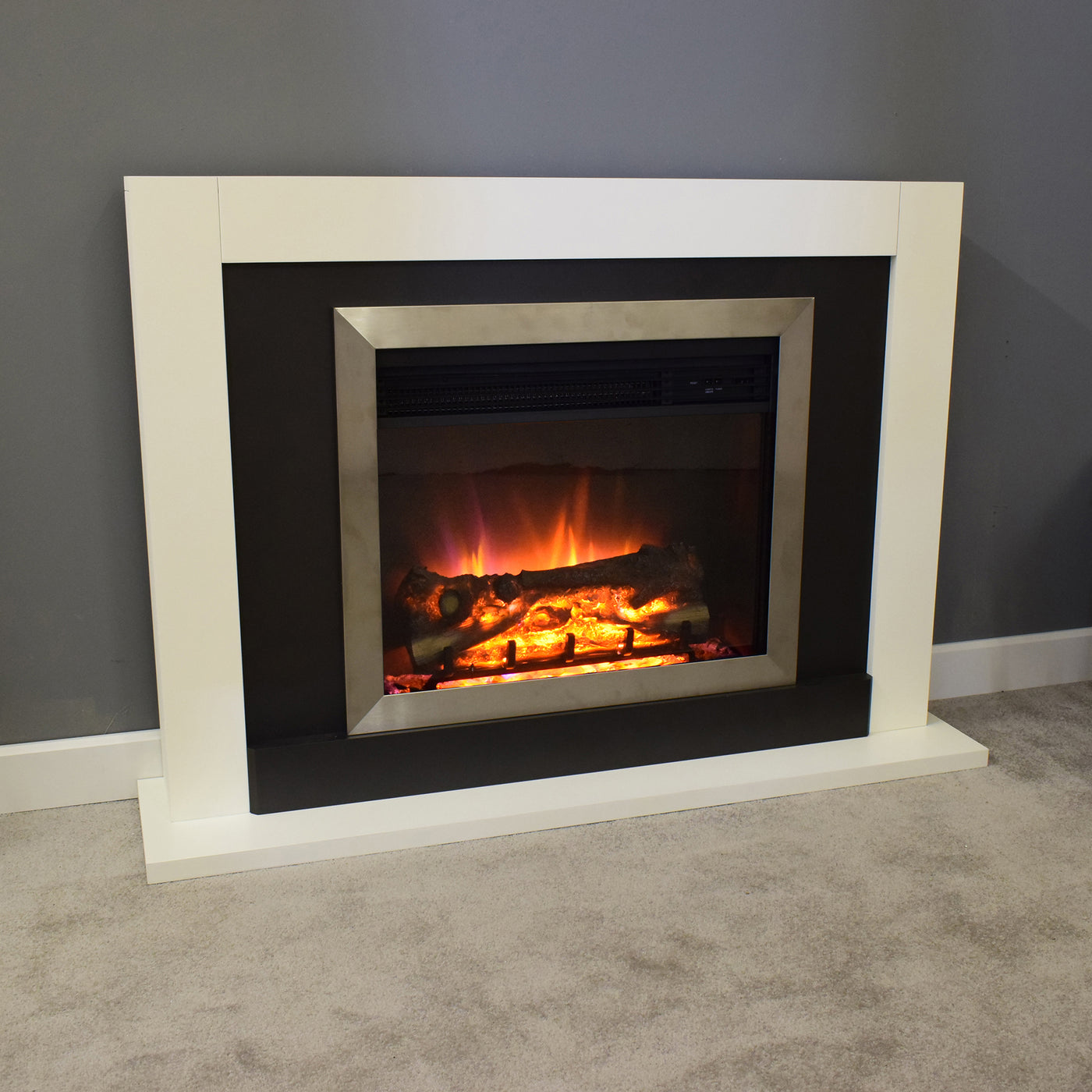 Suncrest Romney Electric Fireplace Suite – Prestige Home Fires