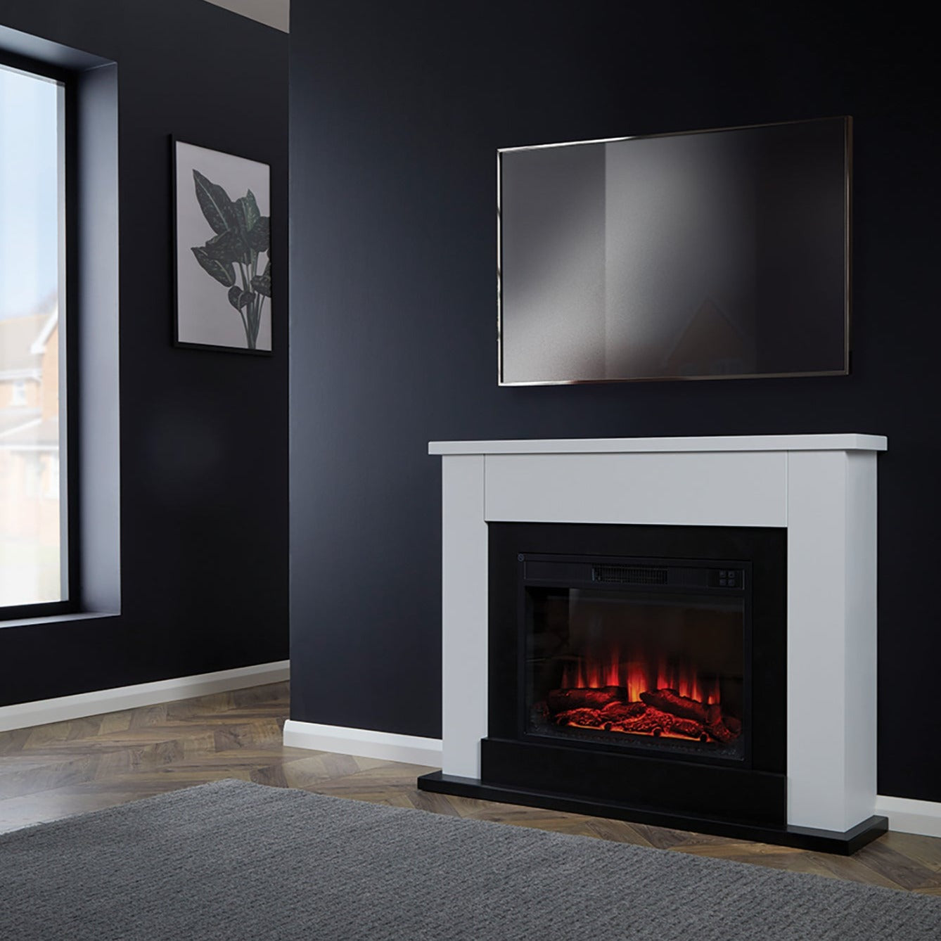 Suncrest Ryedale 41 Inch Electric Fireplace Suite – Prestige Home Fires